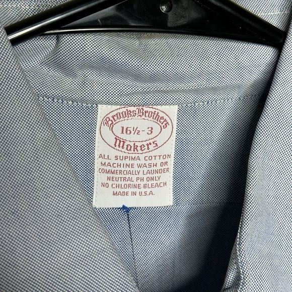 Brooks Brothers 16.5-3 Button Down Shirt - Picture 4 of 4